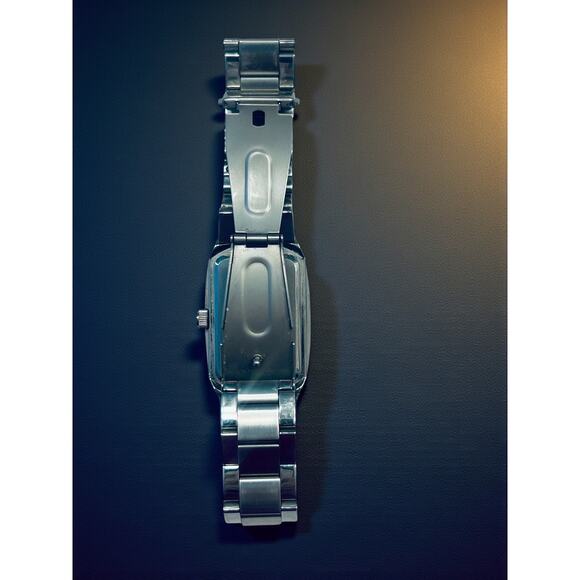 Casio MTP-1165 Blue Dial Stainless Steel Quartz Watch-Japan Movement-Mens-Silver - Picture 8 of 10